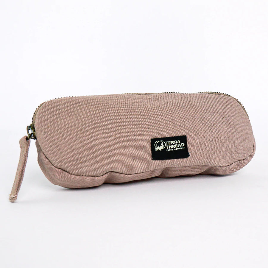 Organic Cotton Zipper Pouch for Pencils, Makeup, and More — Simple Ecology